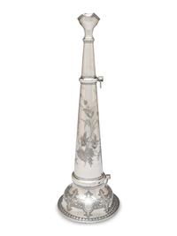 A Silver Plate Fireman's Parade Horn