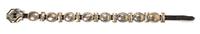 Southwestern Stamped Silver Concho Belt