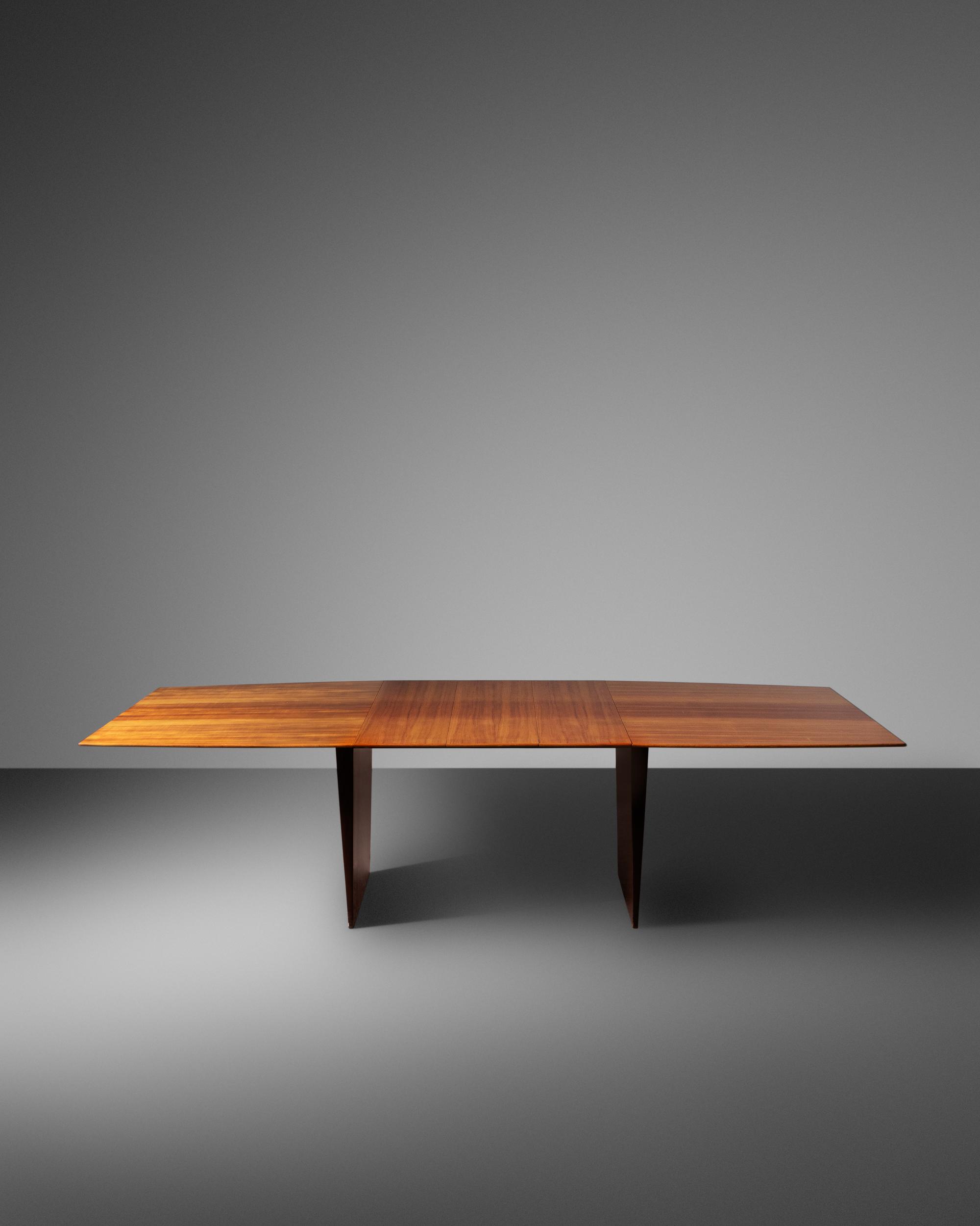 Dining Table, model 5461, with Three Leaves, Dunbar, USA