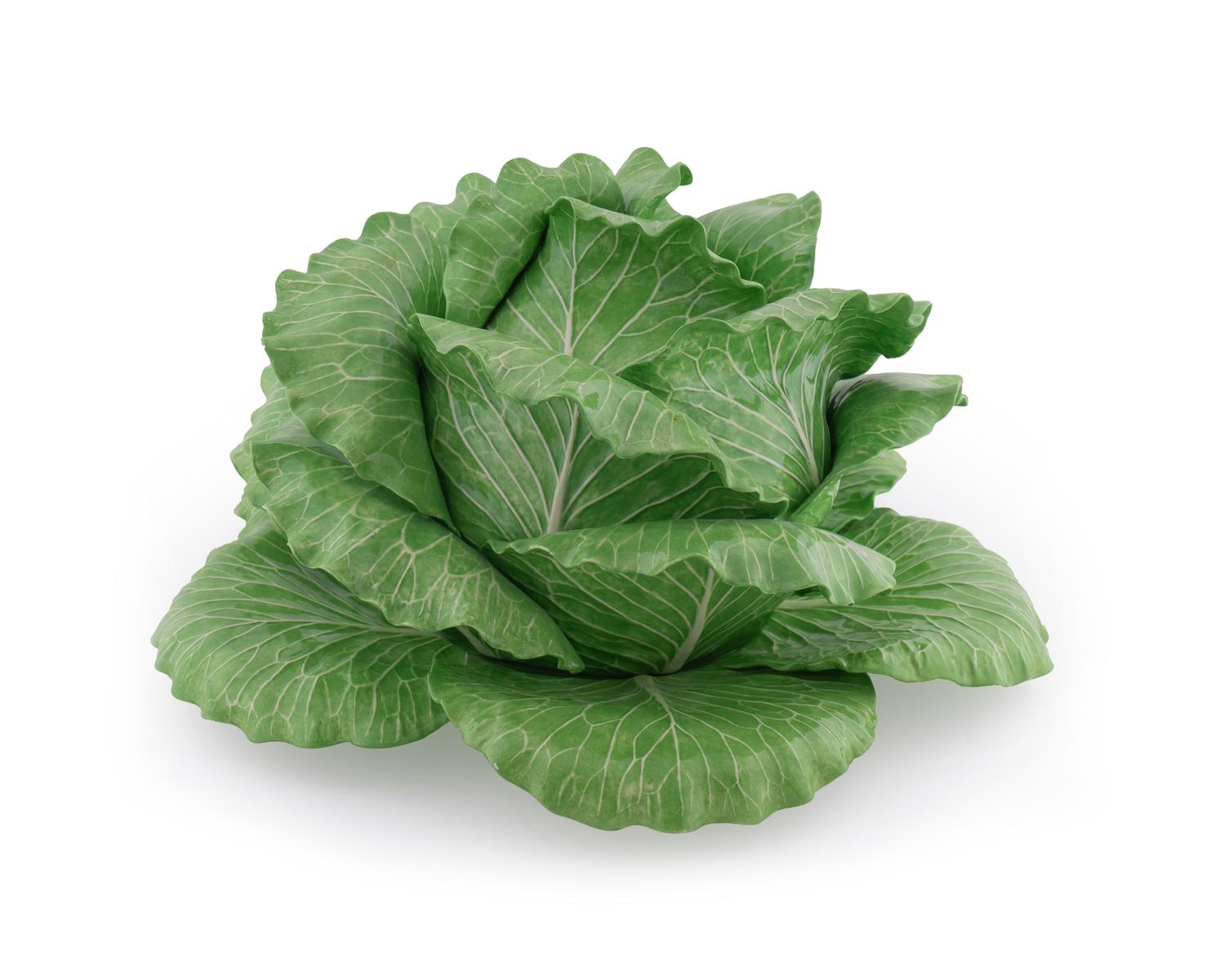 A Dodie Thayer Ceramic Cabbage-Form Tureen, Cover and Stand