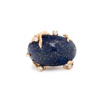 LAPIS LAZULI AND DIAMOND RING