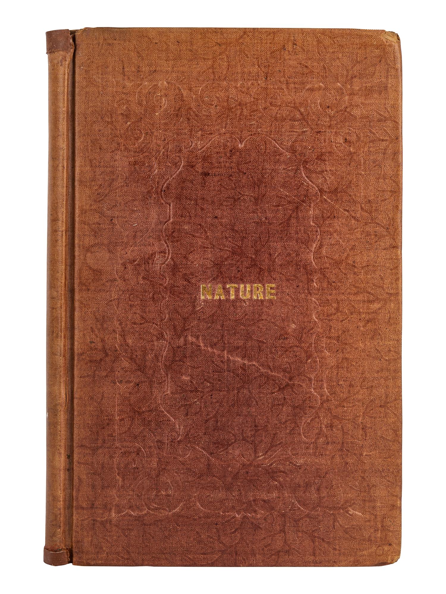 EMERSON, Ralph Waldo (1803-1882). Nature . Boston: James Munroe and Company, 1836.