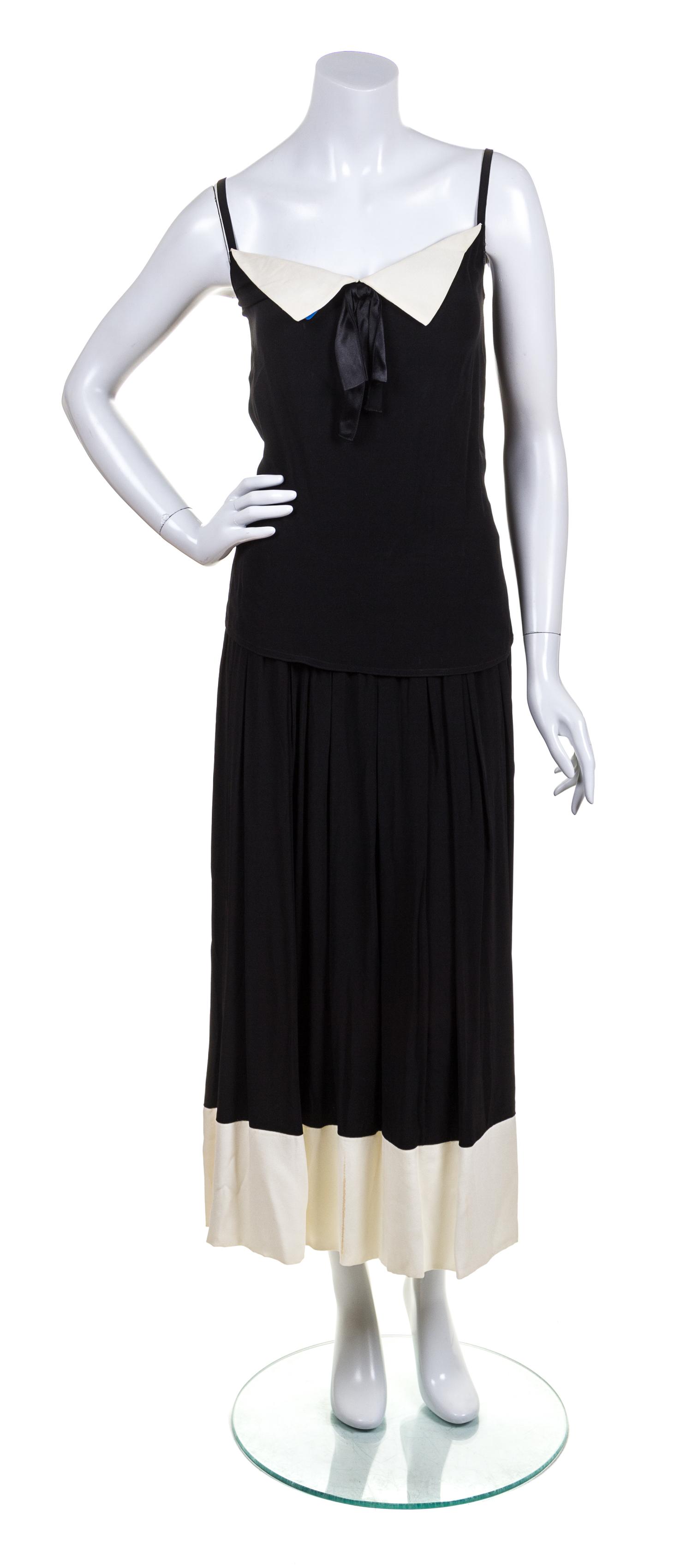 A Chloe Black and White Skirt Ensemble,