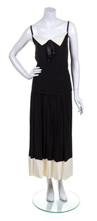 A Chloe Black and White Skirt Ensemble,