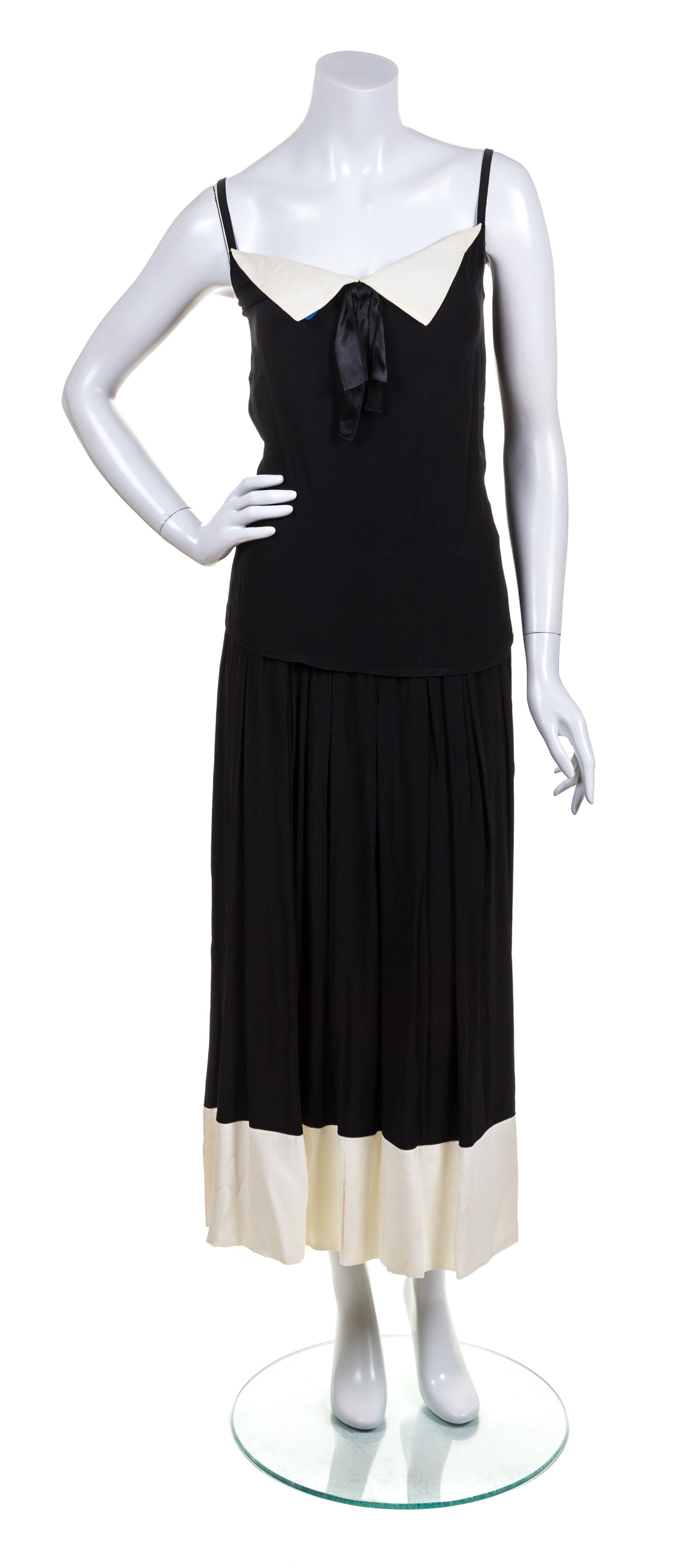 A Chloe Black and White Skirt Ensemble,