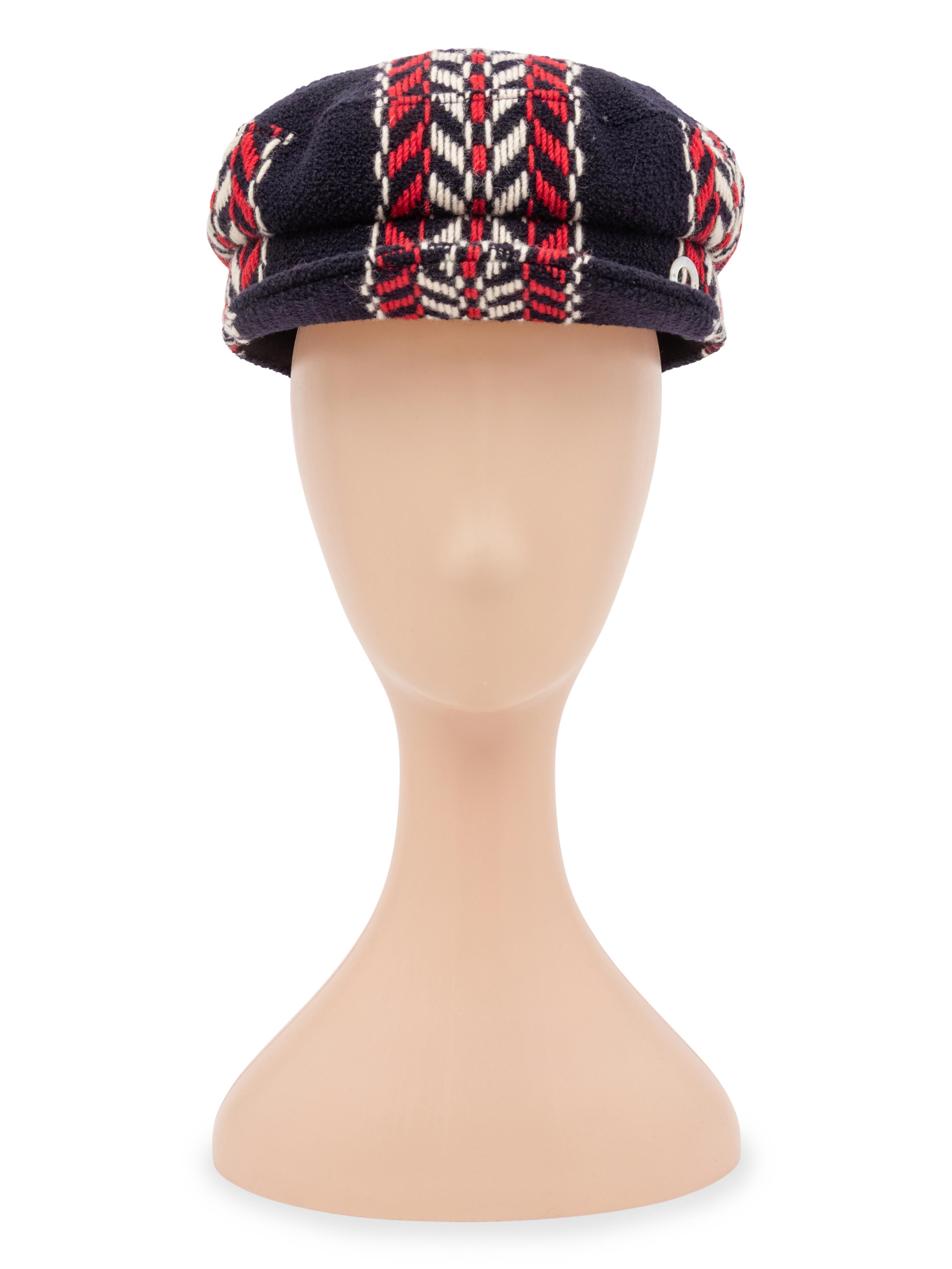 Chanel, Tweed Newsboy Cap