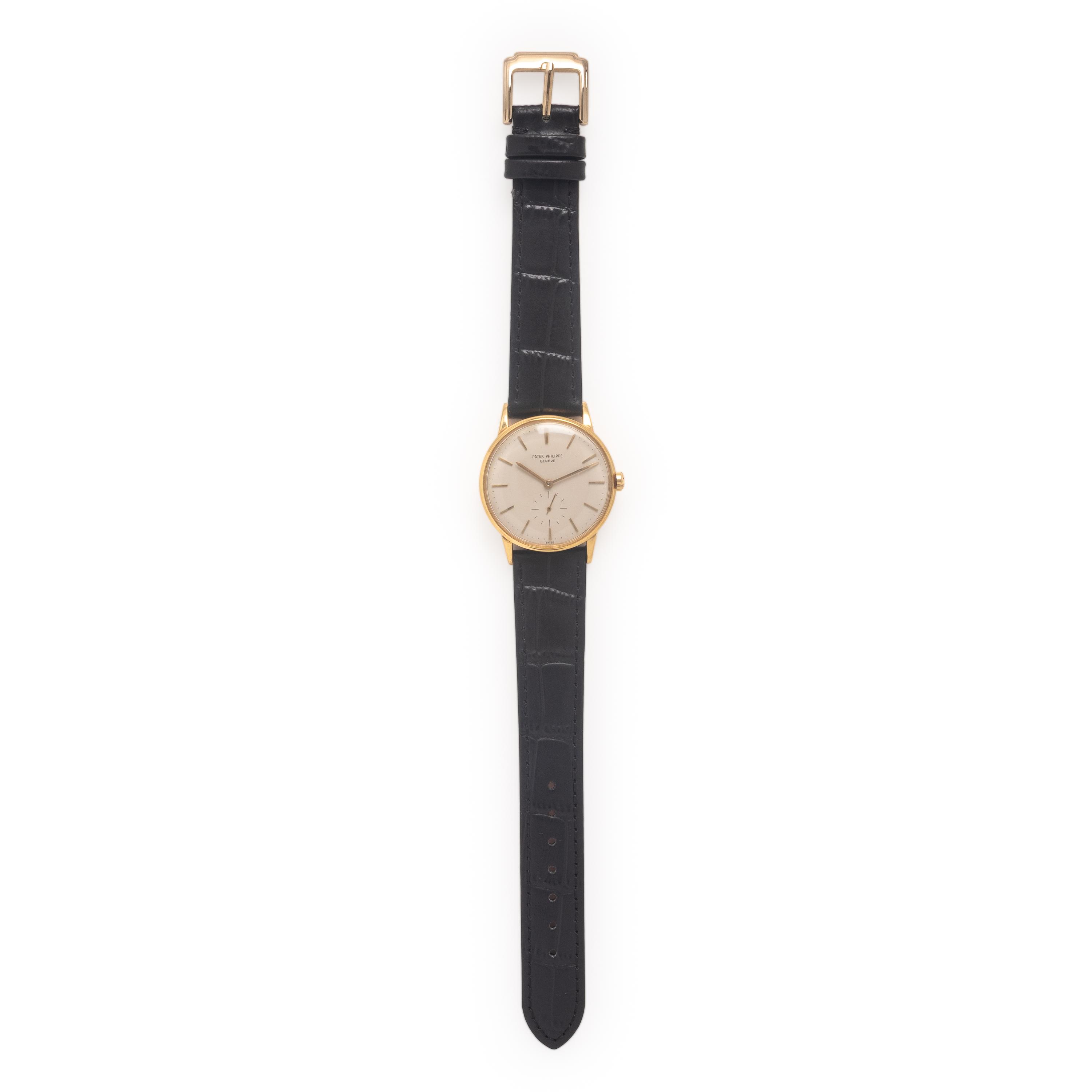 Patek Philippe, Ref. 3425, 18K Yellow Gold 'Calatrava' Watch, A Gift from Virginia Johnson to Dr. William H. Masters - authors of “Human Sexual Response”