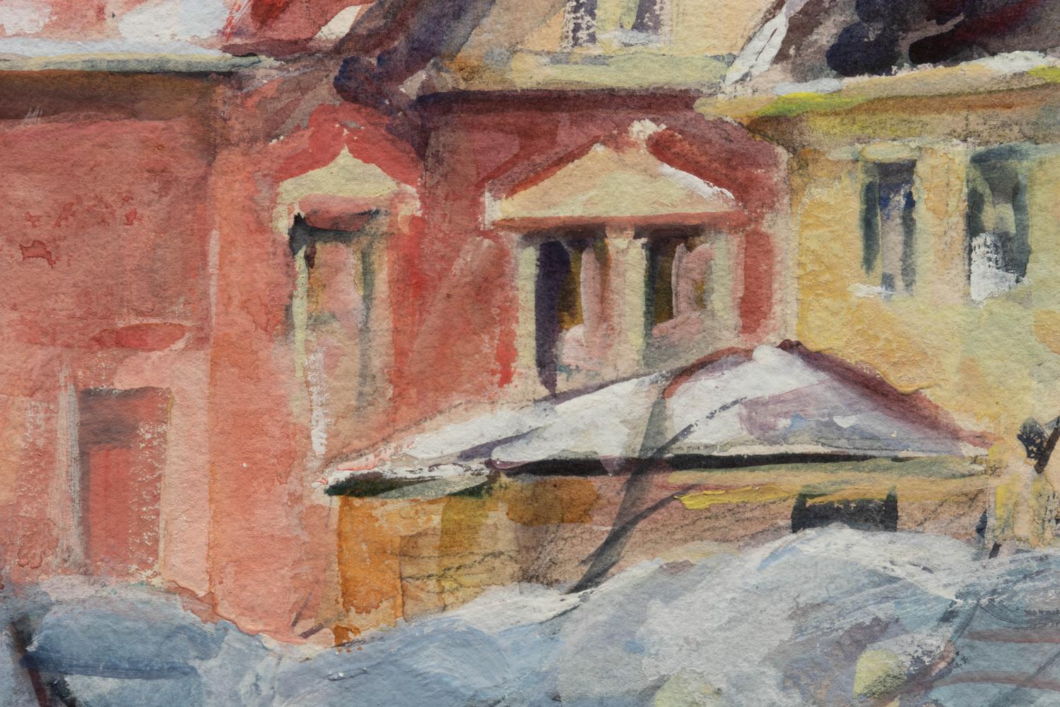 Houses in Winter from Clay Avenue in Jacksonville