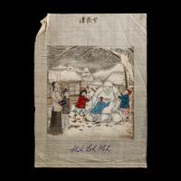 Four Chinese Ink and Color on Paper Depicting Modern Chinese Culture, Late 19th-Early 20th Century — 晚清-民國 紙本彩繪中國故事圖四種