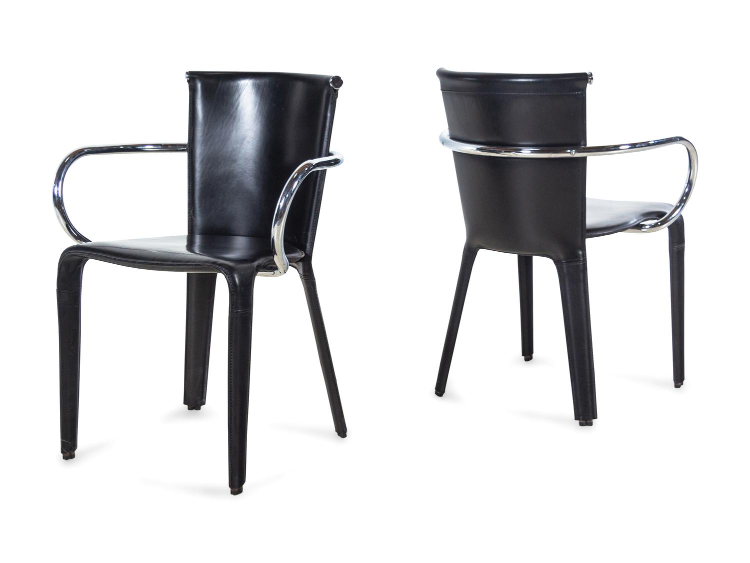 Pair of Armchairs, c. 1980
