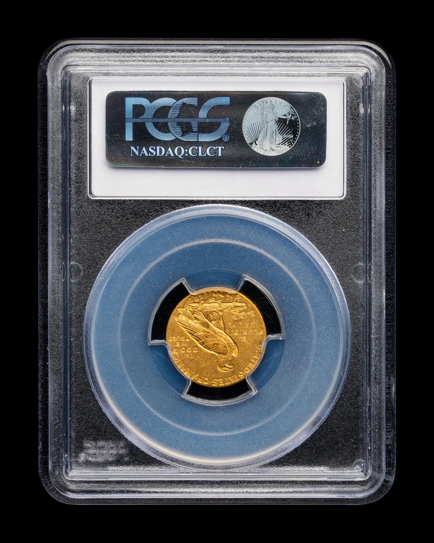 A 1908 Indian Head $2.50 Gold Coin (PCGS AU58)