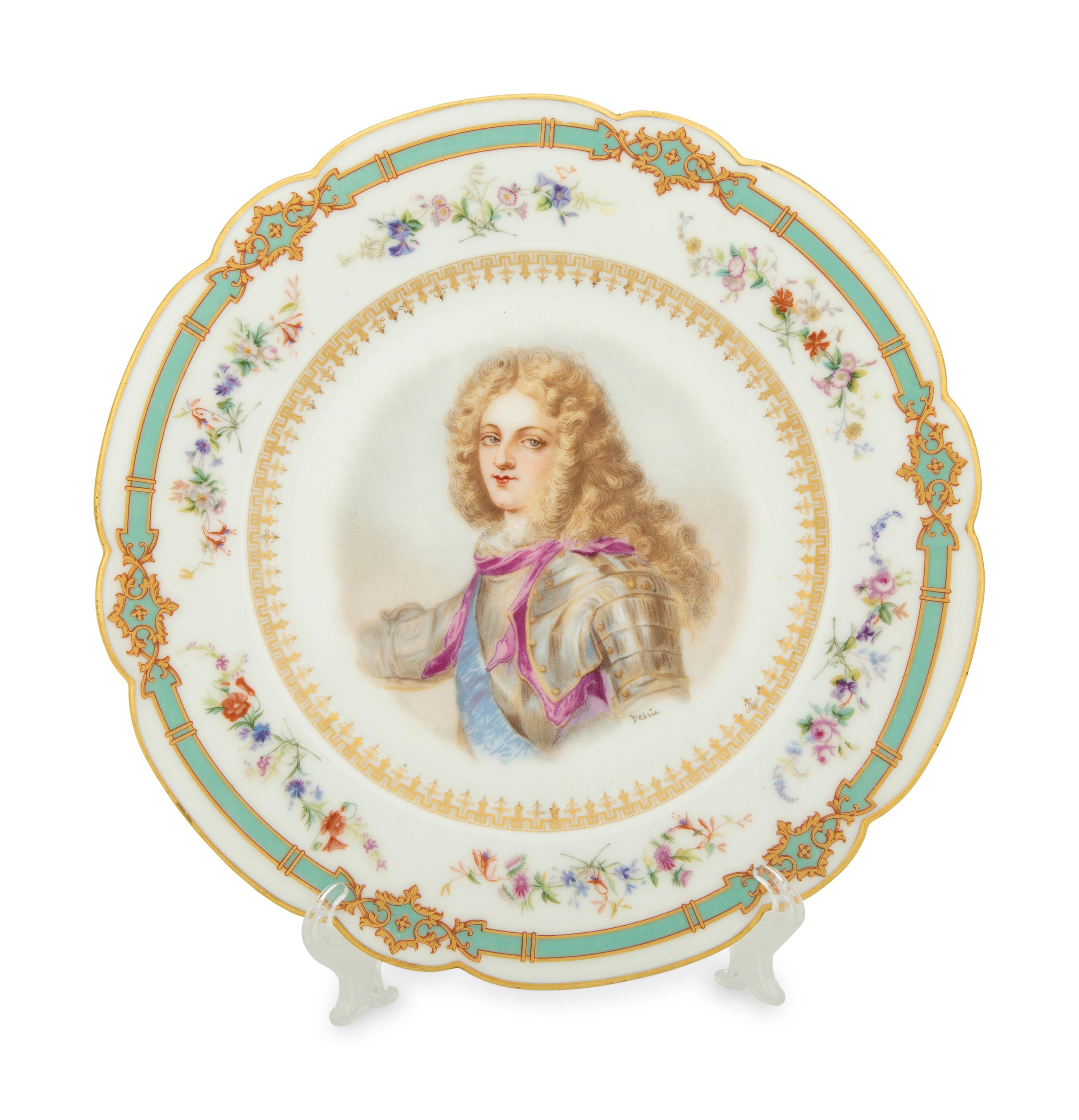 Three Sèvres Style Porcelain Portrait Plates — LATE 19TH/EARLY 20TH CENTURY