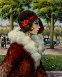 Francois Batet (French, b. 1923) — Parisienne