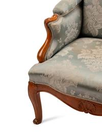A Louis XV Provincial Walnut Bergere — 18TH/19TH CENTURY