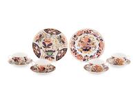 An Assembled Group of Imari Palette Porcelain Articles