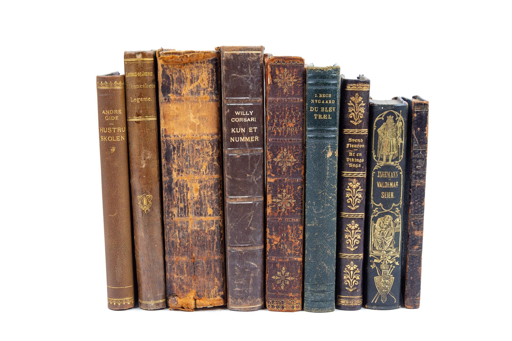 A Collection of Nine Scandinavian Bindings