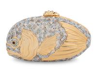 Judith Leiber Fish Minaudière with Baby Fish Pillbox, 1984