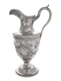 An American Silver Claret Jug