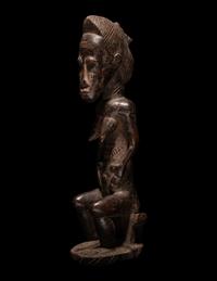 Four African Wood Figures
