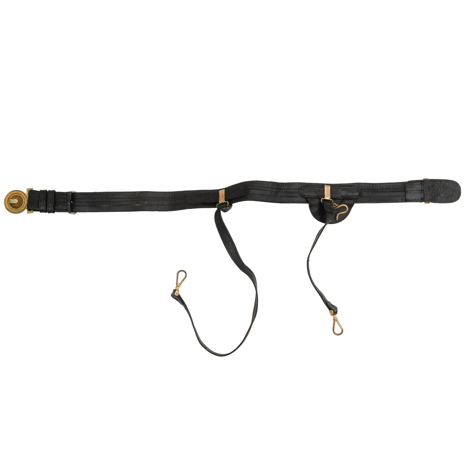 Late 19th Century US Naval Officer's Sword Belt & Plate