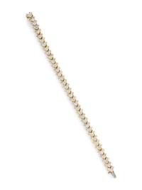 YELLOW GOLD AND DIAMOND BRACELET