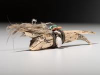 Carved Antler Fetish, Mountain Lion