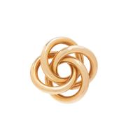 TIFFANY & CO., YELLOW GOLD LOVE KNOT BROOCH