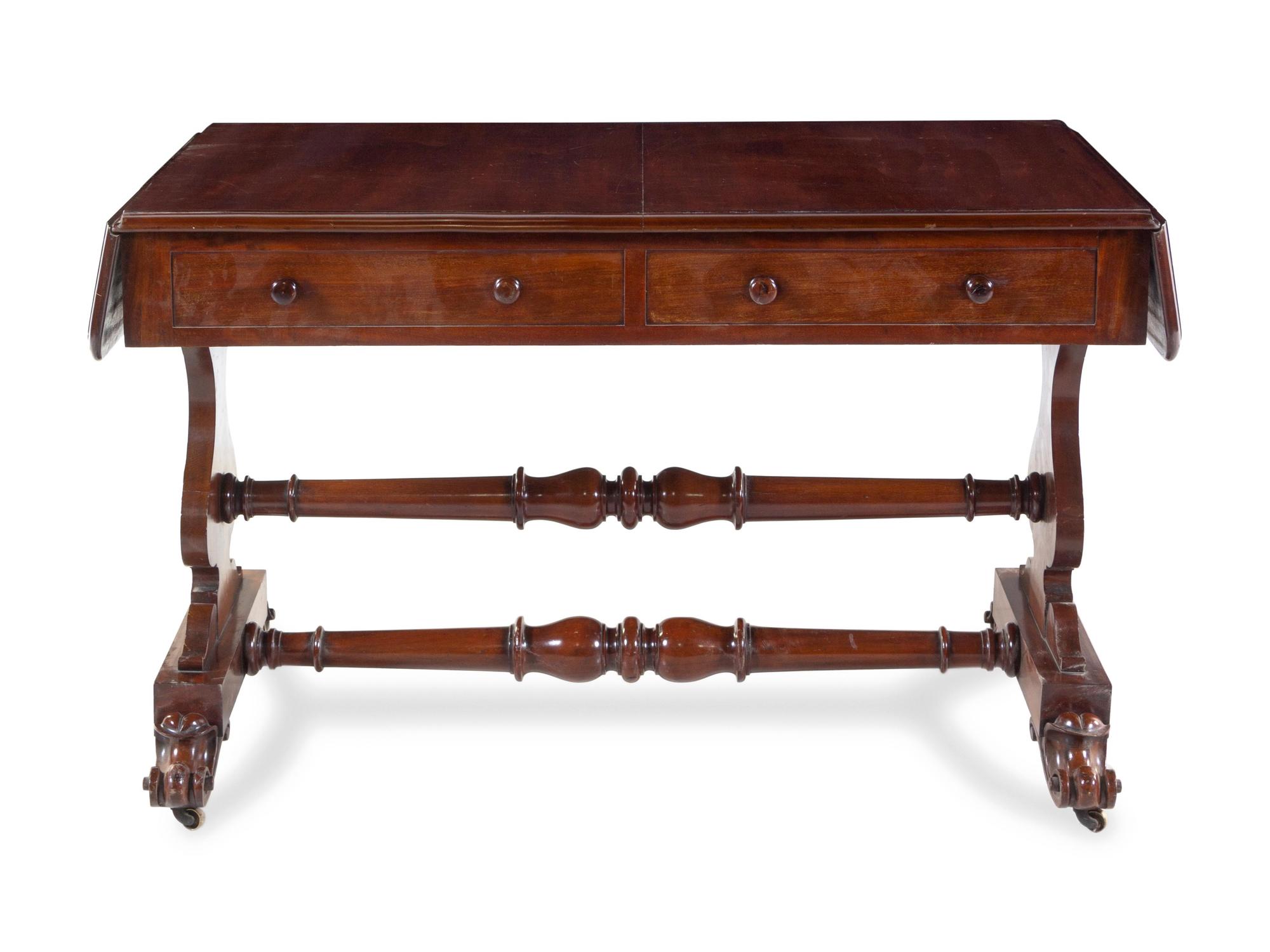 A William IV Style Mahogany Sofa Table