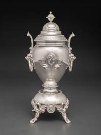 An American Silver Hot Water Urn