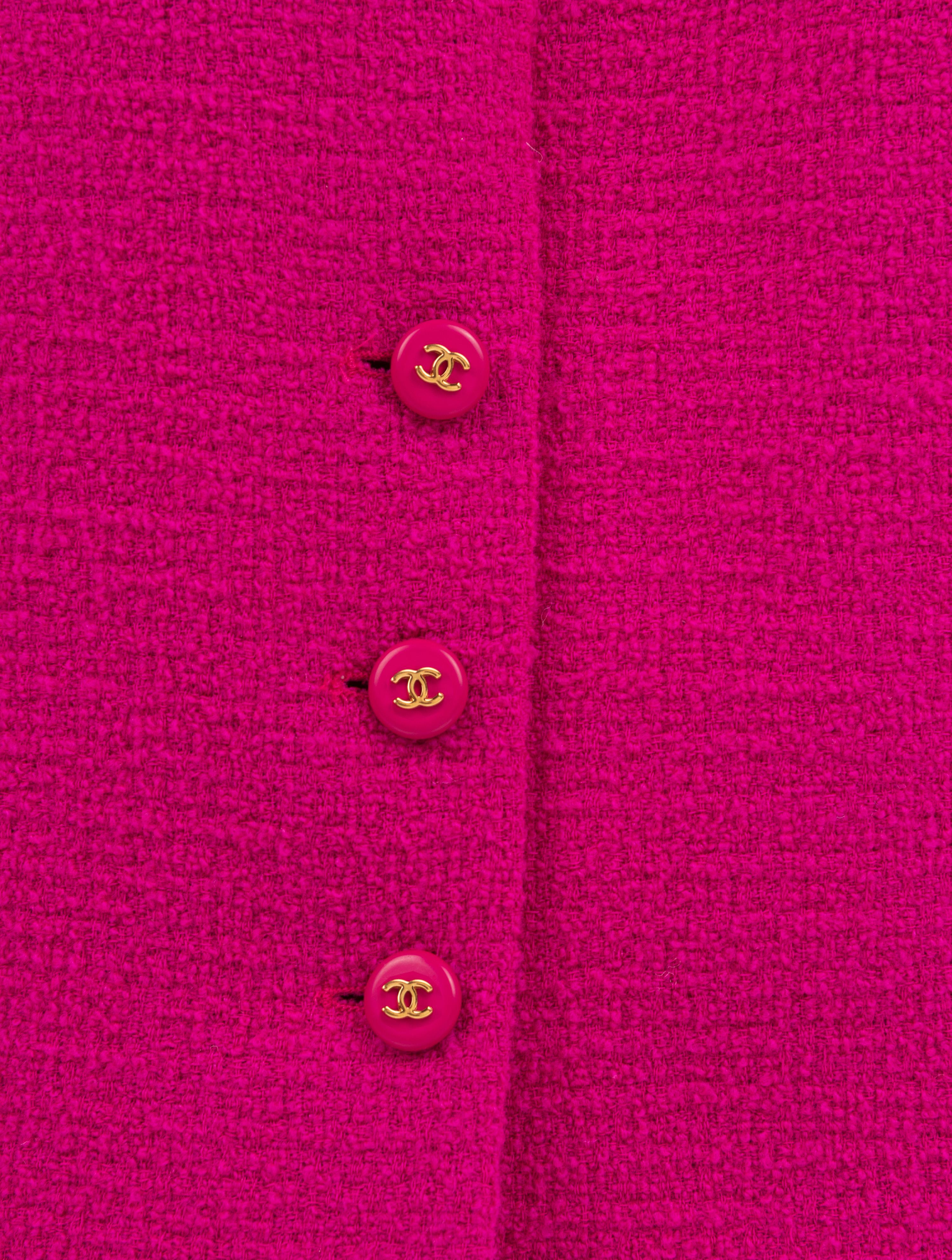 Chanel Pink Bouclé Sleeveless Dress, 1995