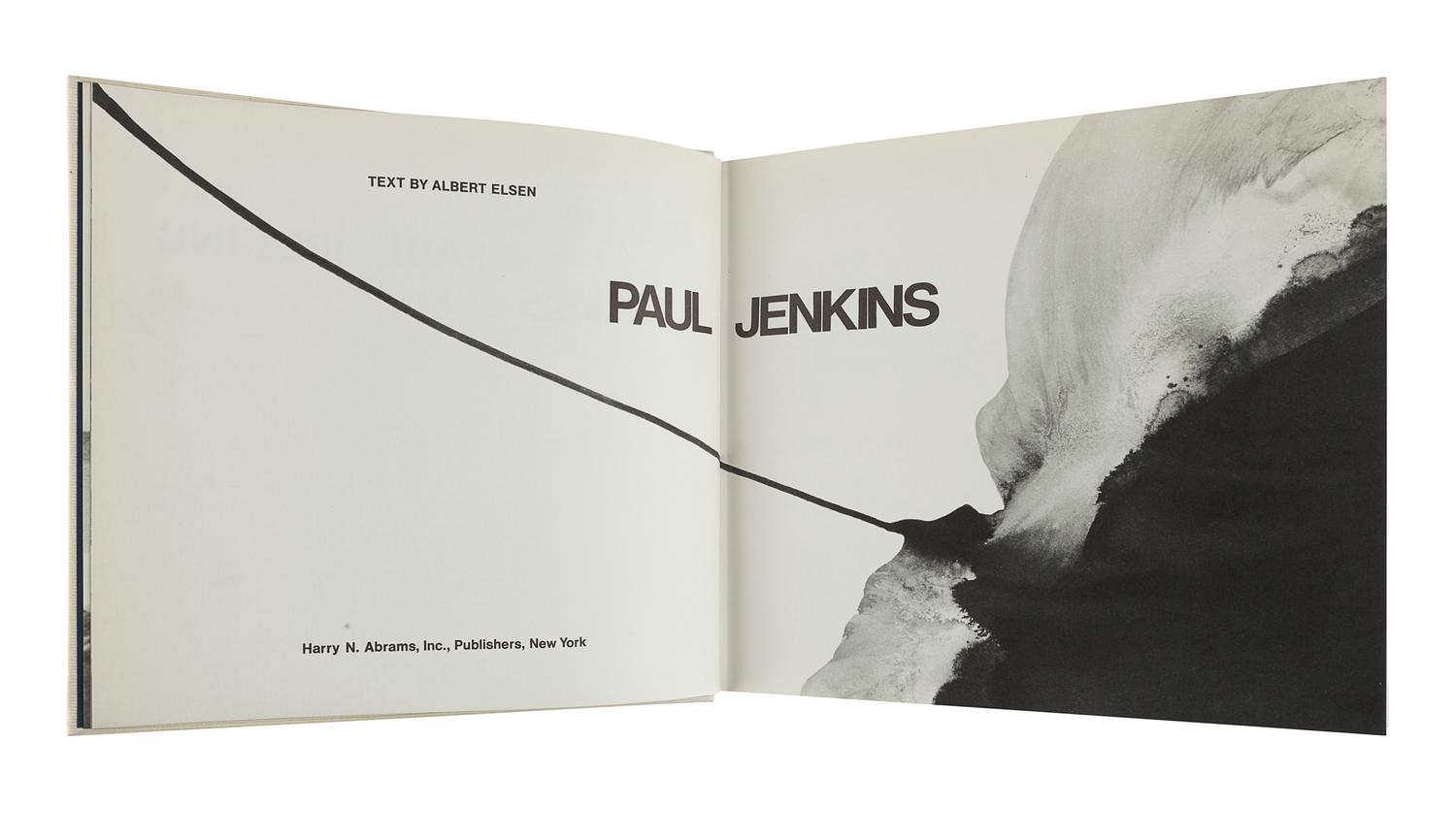 [JENKINS, Paul (1923-2012)]. ELSEN, Albert. Paul Jenkins . New York: Harry N. Abrams, Inc., 1973.