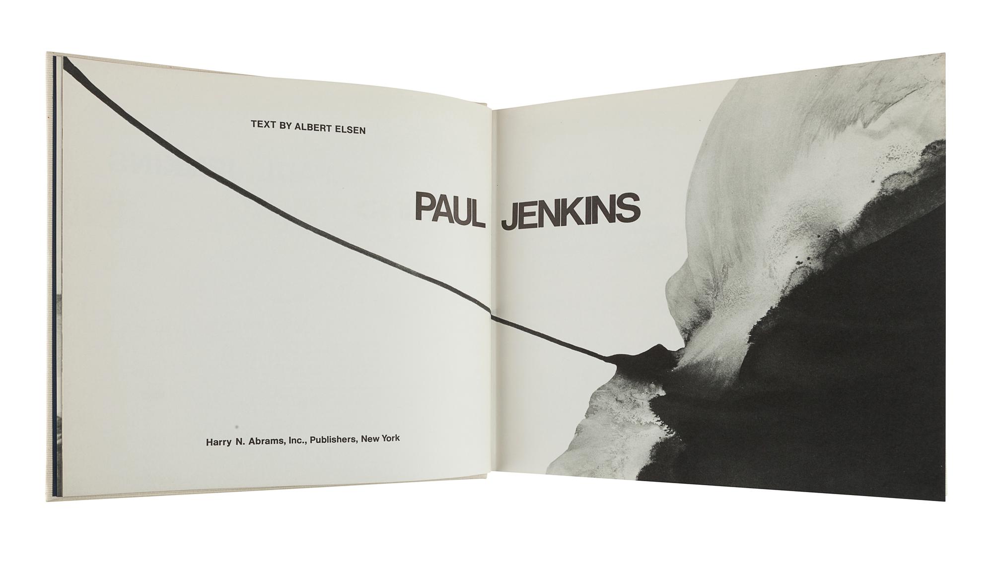 [JENKINS, Paul (1923-2012)]. ELSEN, Albert. Paul Jenkins . New York: Harry N. Abrams, Inc., 1973.