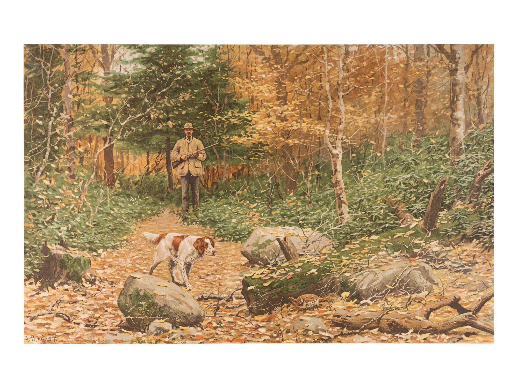 [SPORTING]. FROST, Arthur Burdett (1851-1928). Shooting Pictures. New York: Charles Scribner's Sons, [1895].