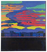 Red Cloud (triptych), 1984