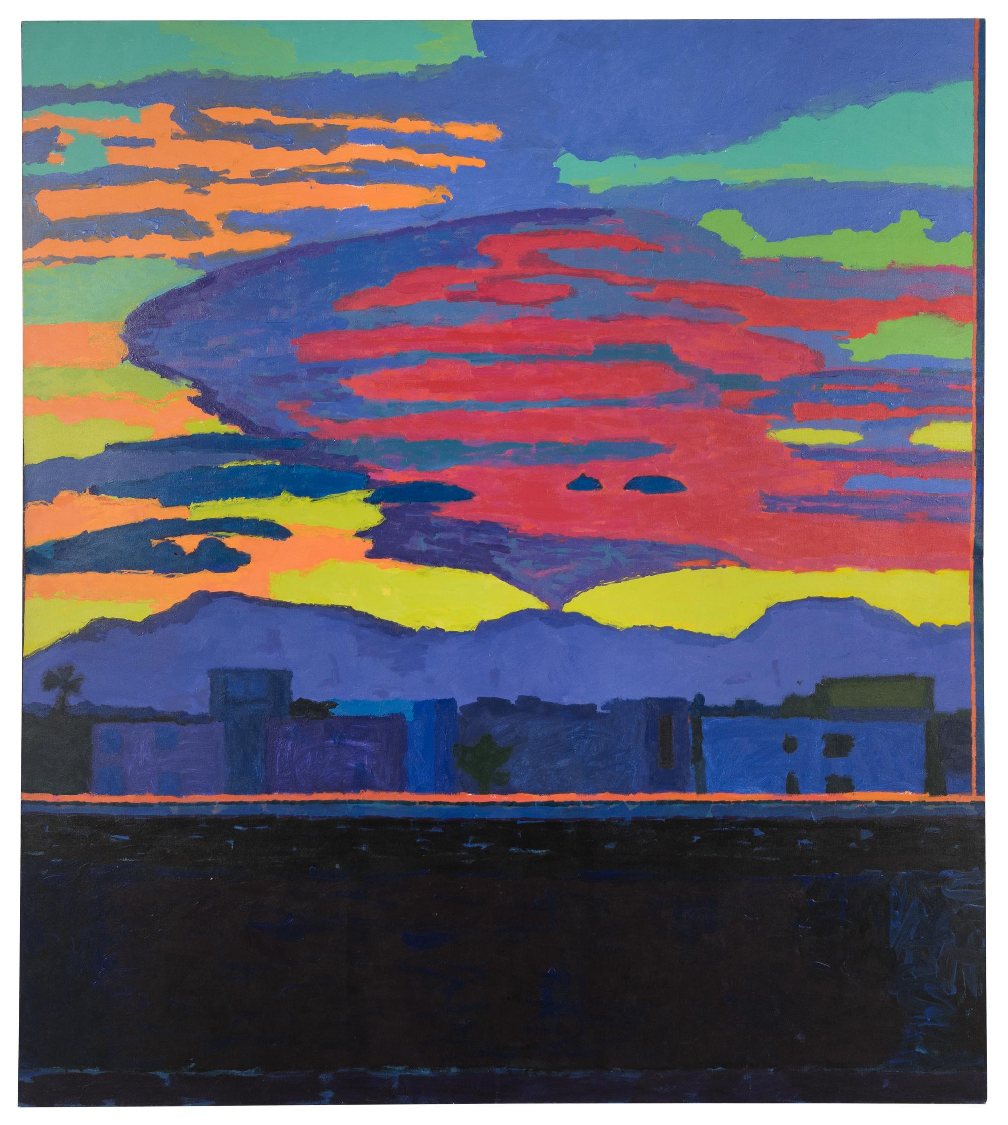 Red Cloud (triptych), 1984