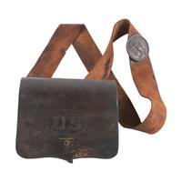 U.S. July of 1864 Pattern .58 Caliber Cartridge Box with Sling & Breast Plate