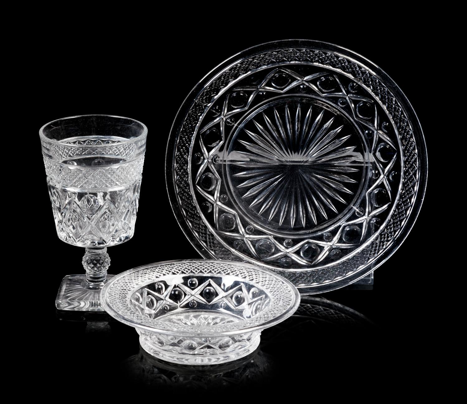 A Collection of Glass Tableware