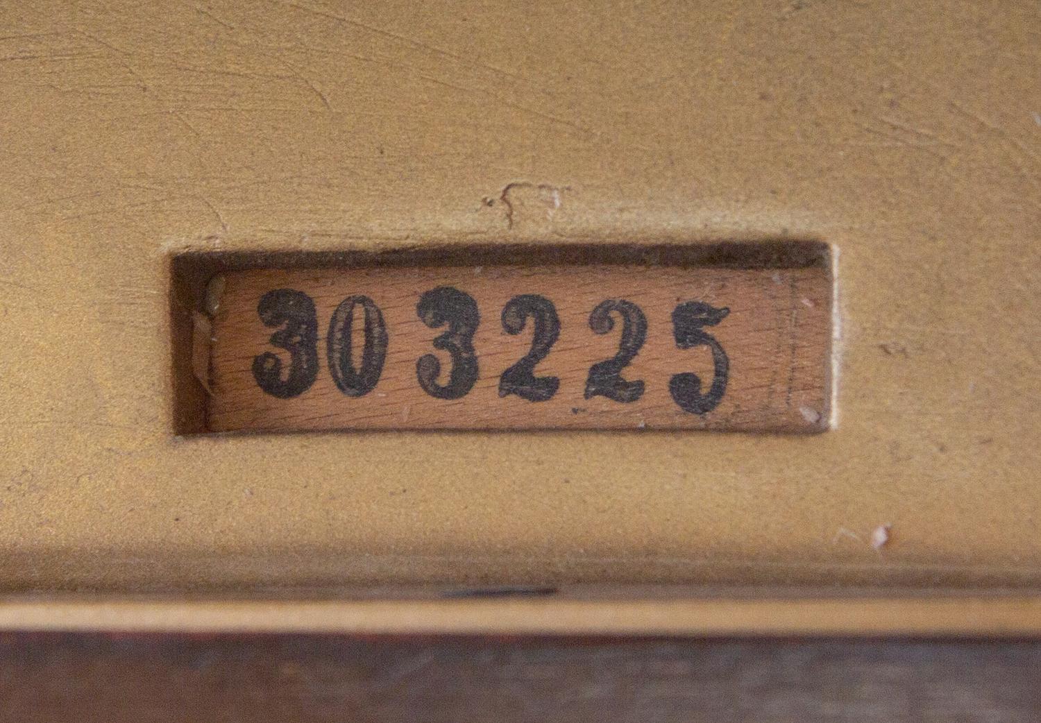 A Cable Mahogany Baby Grand Piano