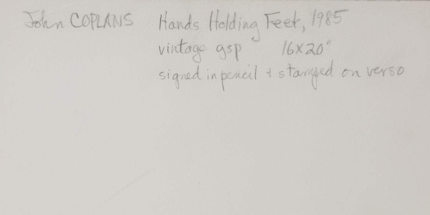 John Coplans (1920-2003) Hands Holding Feet, 1985