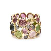 TOURMALINE AND DIAMOND RING