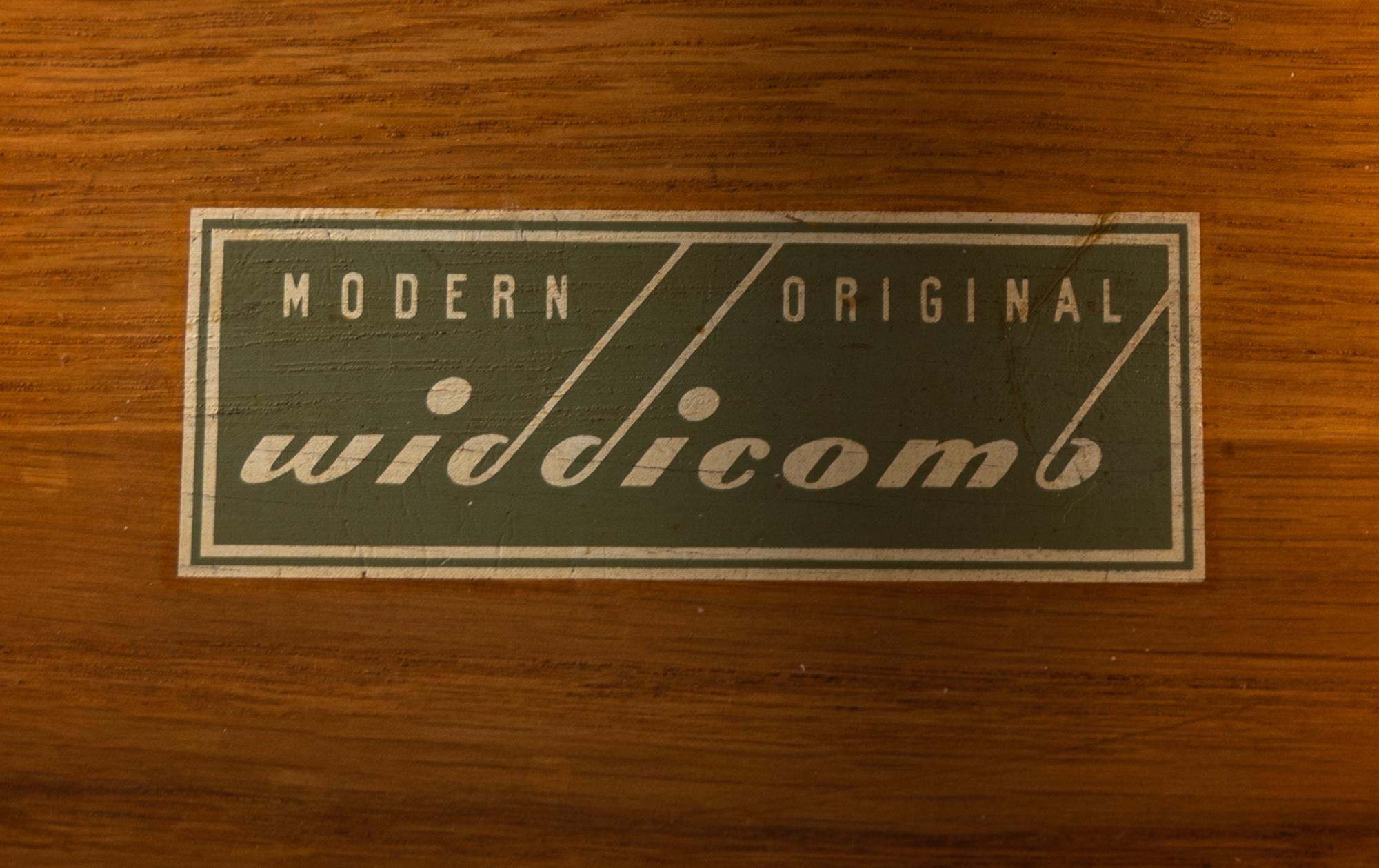 A Widdicomb Walnut and Bronze Chest of Drawers