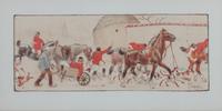 A French Advertising Poster, FLUECHMAGRE, Le Retour, 1903, Editor Sagot, Paris.