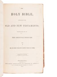 [BIBLES - AMERICAN]. A group of 7 works, comprising: