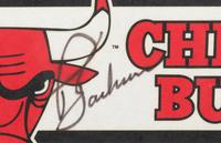 A Phil Jackson Signed Chicago Bulls Pennant,