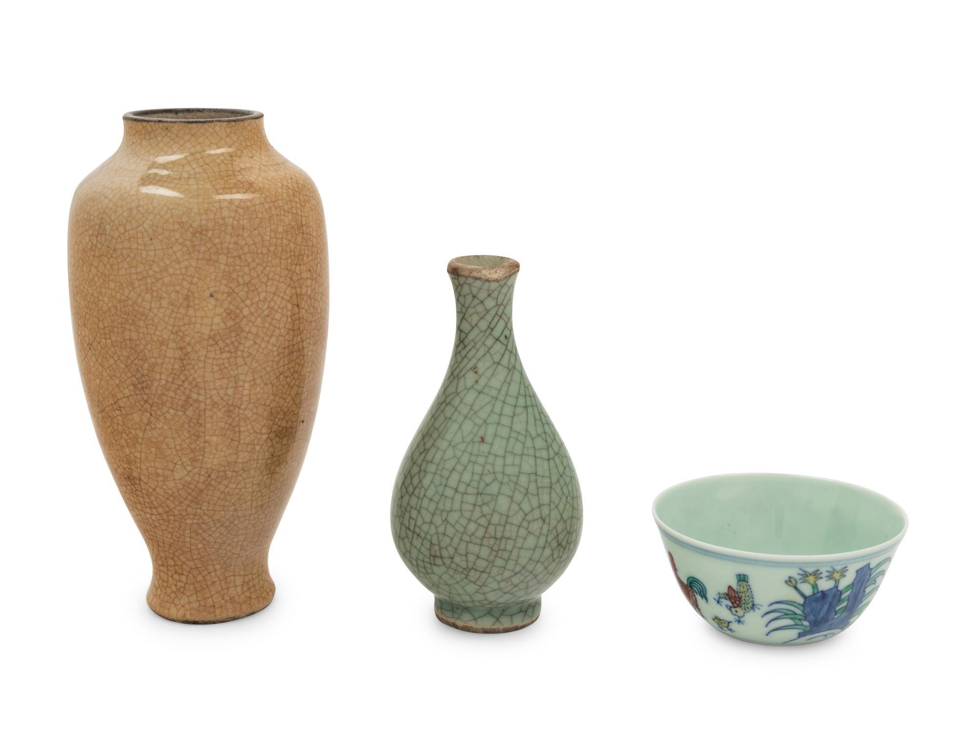 Six Chinese Ceramic Vessels