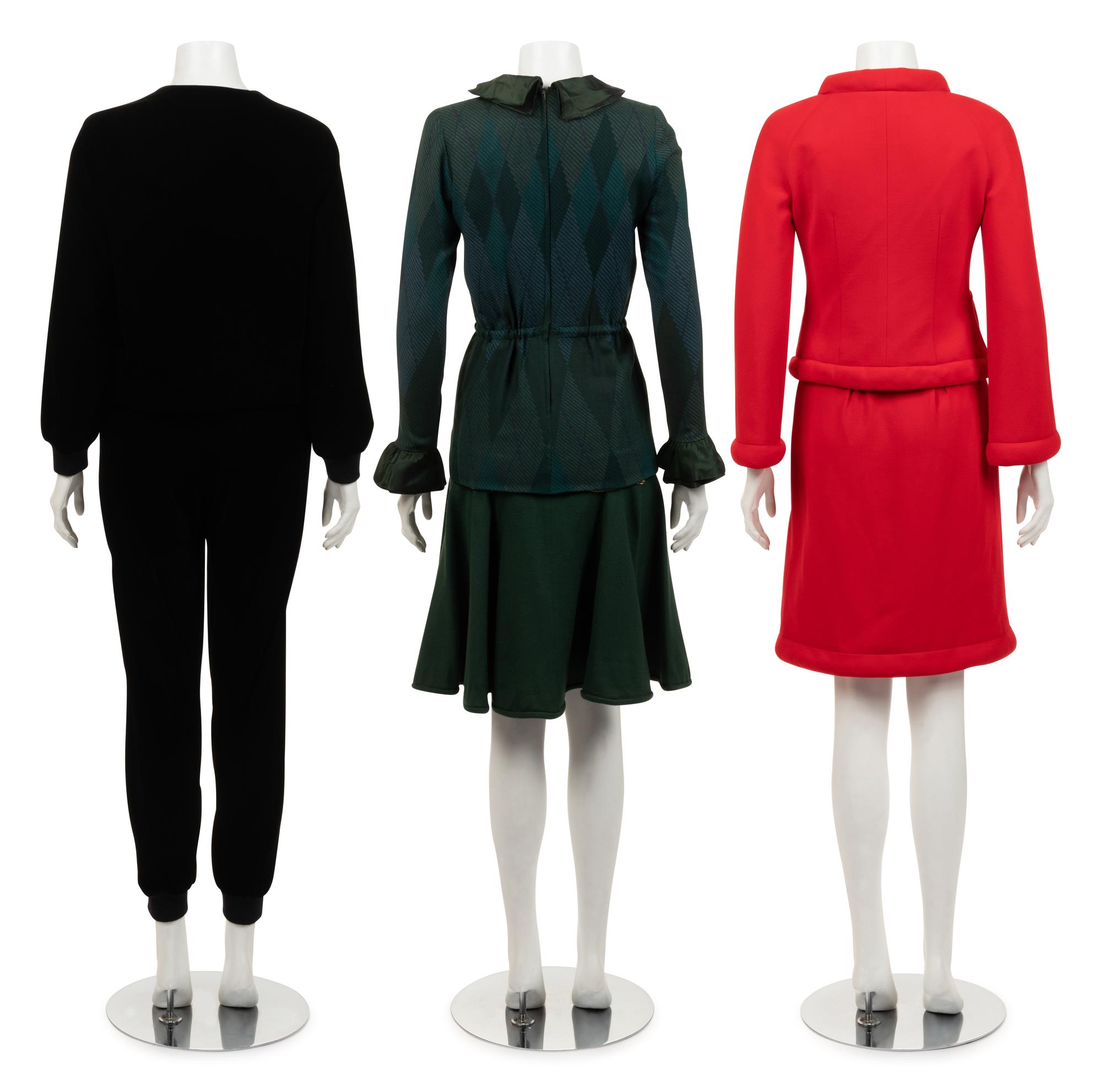 Three Valentino Two-Piece Ensembles, 1990-2010s