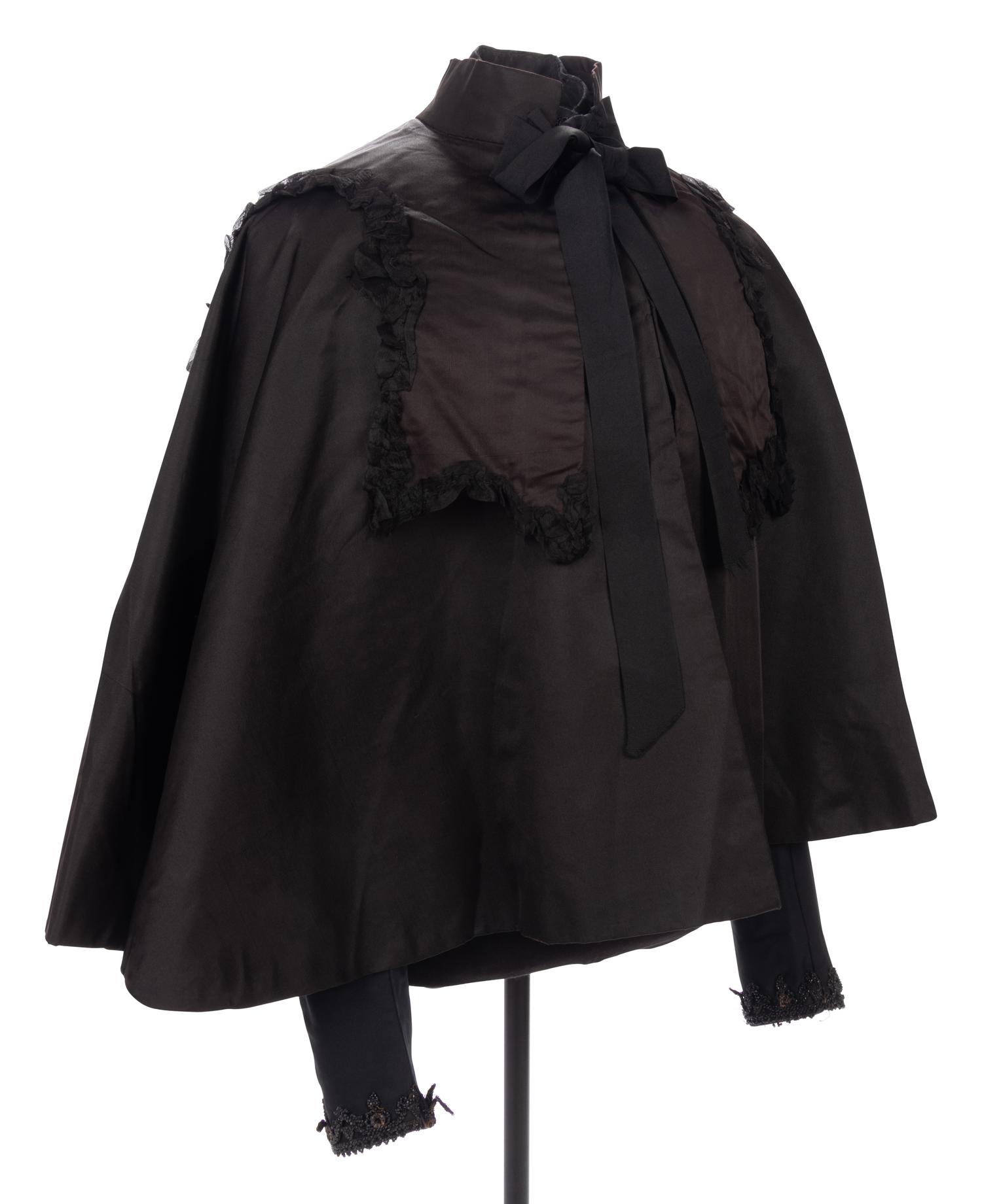 Collection of Four 19th Century Pieces; Three Capes & One Beaded Collar, 1880-1890s