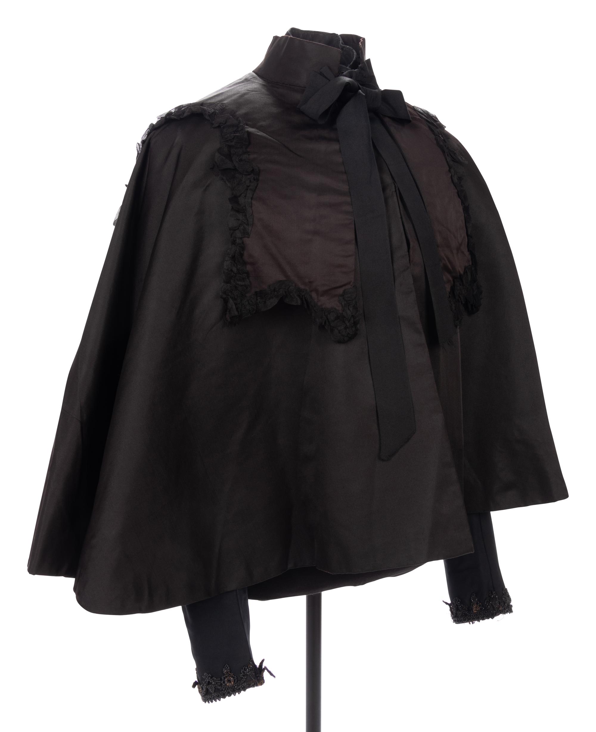 Collection of Four 19th Century Pieces; Three Capes & One Beaded Collar, 1880-1890s