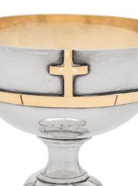 An American Parcel-Gilt Silver Chalice