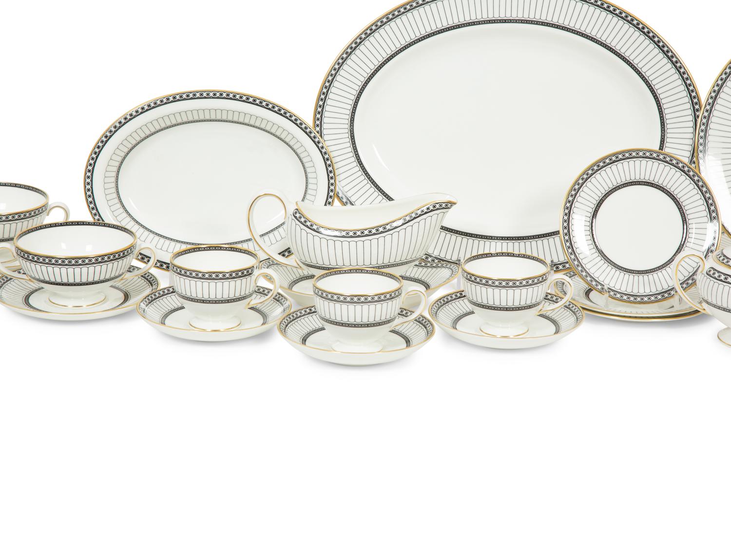 A Wedgwood Colonnade Porcelain Dinner Service